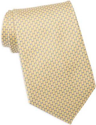 Brooks Brothers Geo Neat Silk Blend Tie in Yelow at Nordstrom Rack