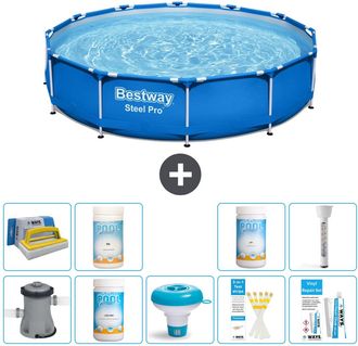 Bestway Piscina Bestway Steel Pro Redonda - 366x76 Cm - 8-piezas S43338