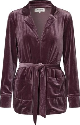 Lollys Laundry Blouses - Dames - Blazers - Paars - S - Leer - Jassen