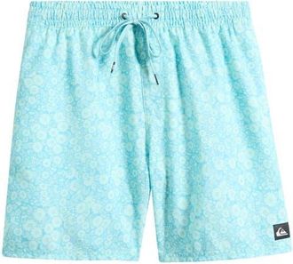 Quiksilver Mix Volley 17 Swim Trunks in Brook Green at Nordstrom, Size Xx-Large