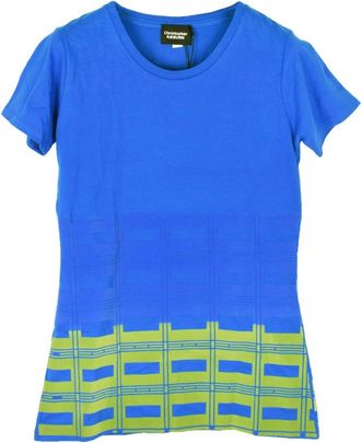 Christopher Raeburn Blue/Green T-Shirt Size L