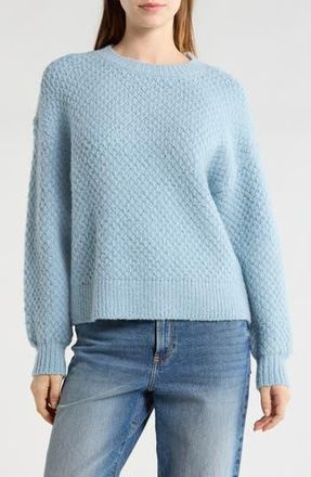 Elodie Crewneck Sweater in Dusty Blue at Nordstrom Rack, Size X-Small