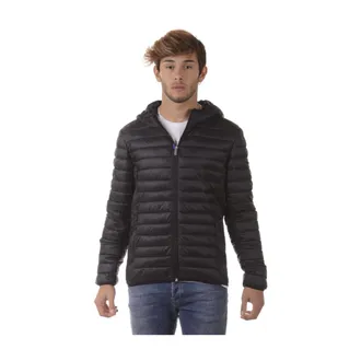 Versace Jeans Couture Winter Jackets, male, Black, Size: XL Insulated Jacket with Hood