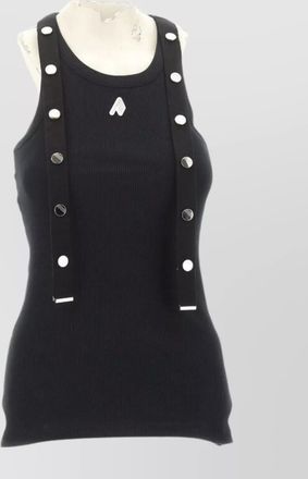 The Attico ribbed cotton slim-fit tank top