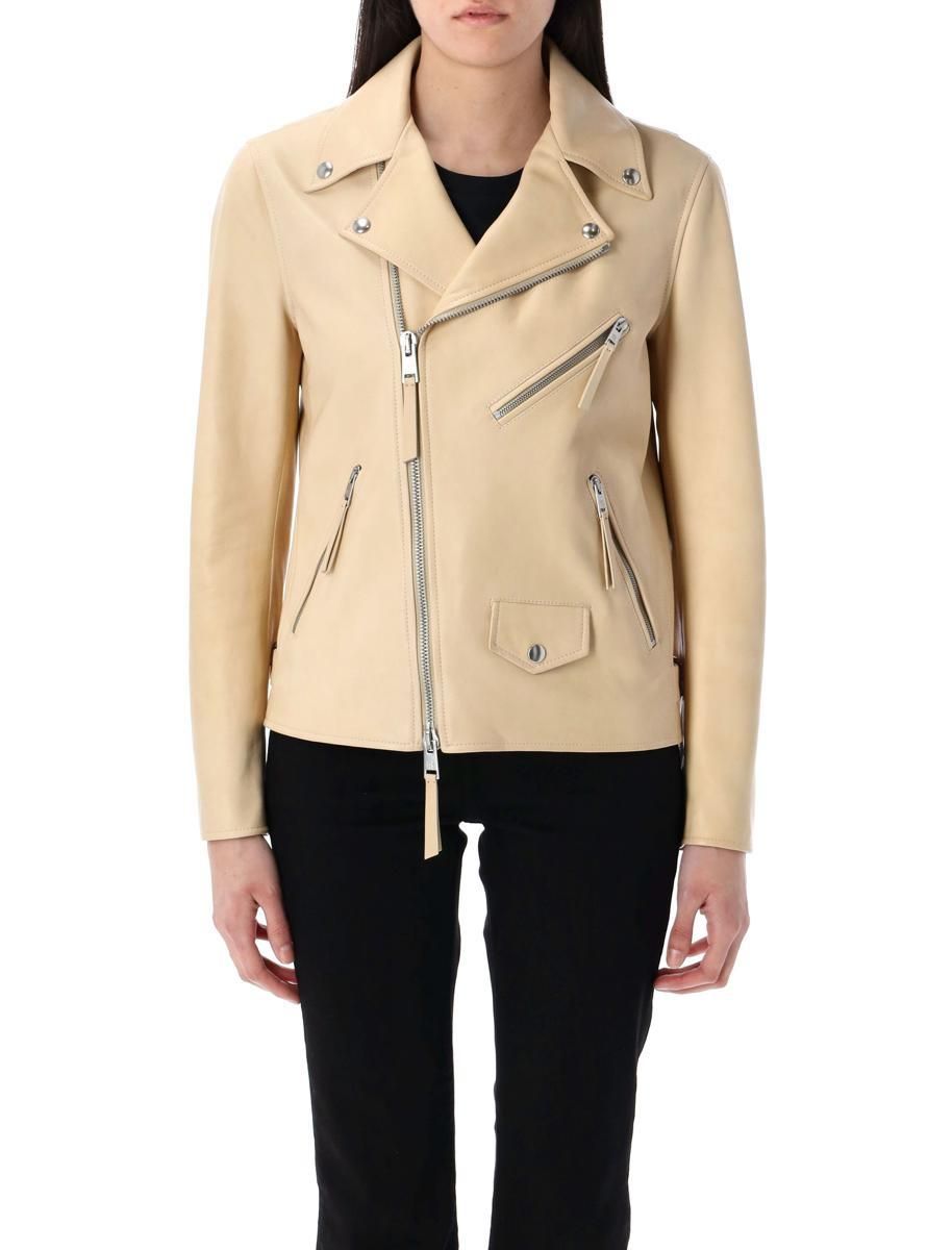 Ralph Lauren Sheepskin Leather Moto Jacket from $2,978.00 - on