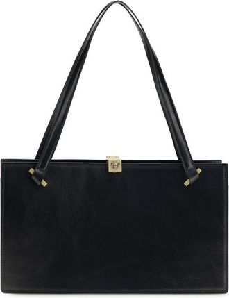 Versace Black Calf Leather Bos Taurus Shoulder Womens Bag