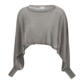 KANGRA Lurex Shrug - female - Kangra - Blouses - Gray - M - Blouses & Shirts