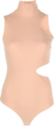 Wolford Beige Warm Up Cut-out Bodysuit