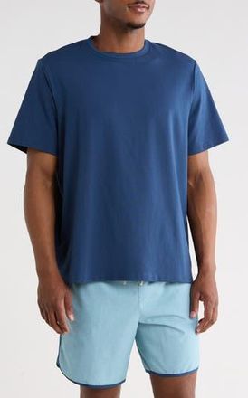 Original Penguin Stretch Cotton Crewneck T-Shirt in Insignia Blue at Nordstrom Rack, Size Xx-Large