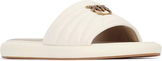 Pinko Womens Fiona Slipper White Rubber
