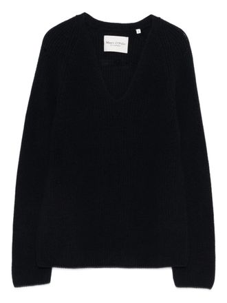 Marc O'Polo V-neck sweater - Blue