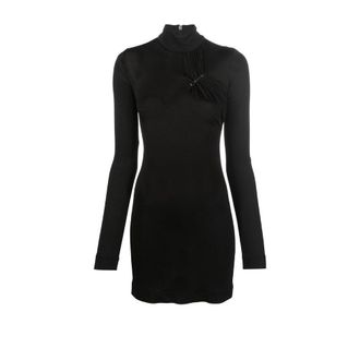 Alyx high-neck mini dress - women - Spandex/Elastane/Viscose - 38 - Black