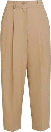 Marni Wijde Pijpen Broek - Dames - Broeken - Bruin - 2XS - Broeken