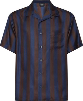 Fendi Shirts - male - Fendi - Short Sleeve Shirts - Multicolor - L - Shirts