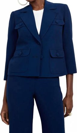 Trina Turk Bicocca Jacket In Ink