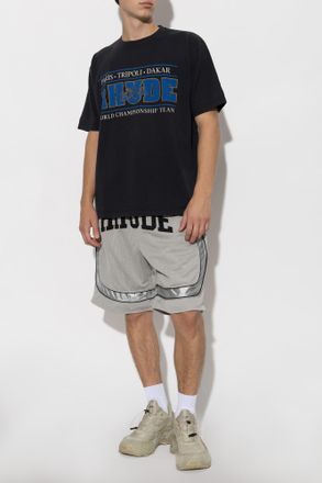 Rhude T-shirt With Logo, Mens, Black