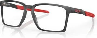 Oakley 56mm Rectangle optical glasses in Black at Nordstrom
