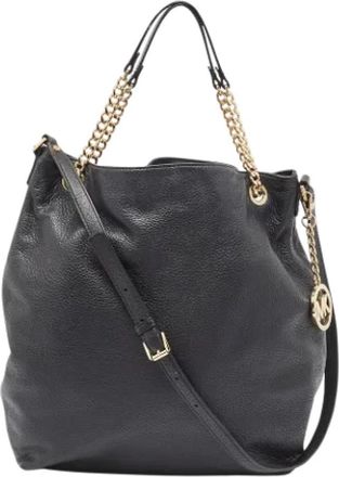 Michael Kors Pre-owned Leather totes - Dames - Vintage Shopper - Zwart - ONE Size - Vintage