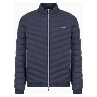 A|X Armani Exchange Stijlvolle Jas Jas - Heren - Winterjassen - Blauw - M - Jassen