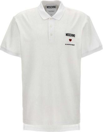 Moschino Cotton Polo Mens Shirt
