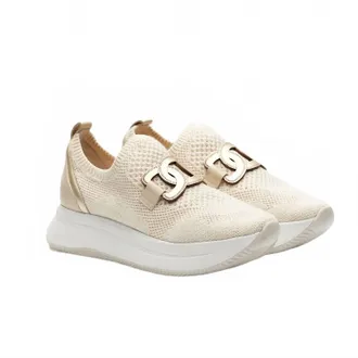 Softwaves Womens Simone Sneaker In Sand Platino