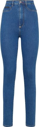 Philipp Plein Super Hoge Taille Jegging Iconic Plein