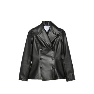 Alaia Double-breasted Leather Jacket