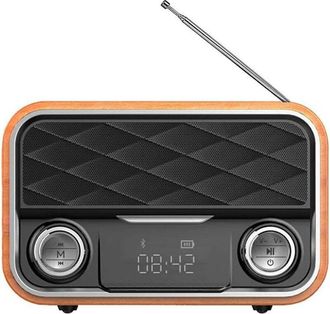 OEM Radio Retro Bluetooth Con Aux/fm, Radio De Emergencia Con Antena, Sonido Claro, Altavoz Bluetooth Port&aacute;til De Alta Potencia Compatible Con Tableta And