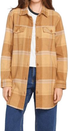 Volcom Ladyland Jacket In Mushroom