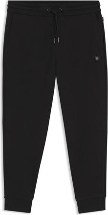 BOSS Cotton-blend track pants with Double B monogram badge