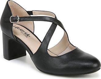 Life Stride Tracy Pump in Black Leather at Nordstrom, Size 5.5