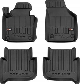 OEM Alfombras Y Felpudos De Goma Vw Touran 1 2003-2010 3d Trough