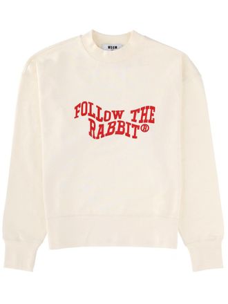 Msgm Follow The Rabbit-Sweatshirt