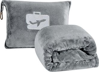 Luxury Home 2-In-1 Travel Blanket & Pillow