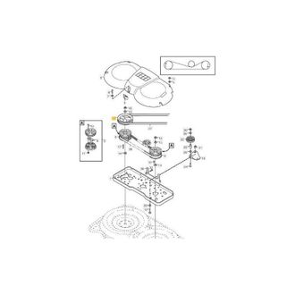 STIGA Sports Polea Villa 107m,d.163,5mm. Estiga Original - 1134-4732-01