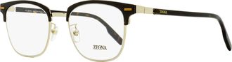 Ermenegildo Zegna Mens Browline Leggerissimo Eyeglasses EZ5250-H 050 Brown/Gold 52mm