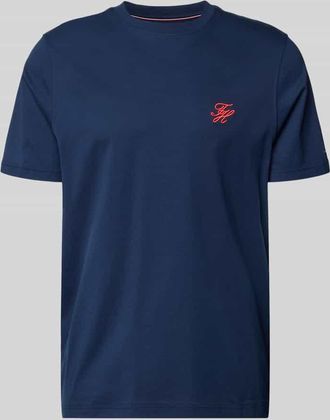Tommy Hilfiger Regular Fit T-Shirt aus reiner Baumwolle in Marine, Gr&ouml;&szlig;e XXL