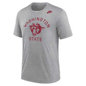 Nike Washington State Cougars Nike Mens Football Tri-Blend T-Shirt in Grey | M21372P396WSTU-DGH