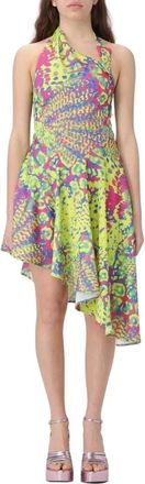 Versace Jeans Couture Dames, Jurken, Veelkleurig, Maat: 2XS Zijde