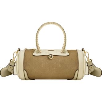 True Religion Quede Mini Duffel Crossbody Bag in Taupe at Nordstrom