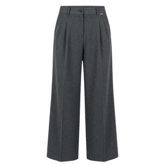 Baldinini Pantaloni ampi con pieghe - - Trousers - Donna - Grigio - S