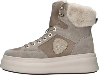Blauer Emery Enkellaars - Dames - Veterlaarzen - Beige - 37 EU - Leer - Schoenen
