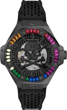 Philipp Plein $Keleton Royal 46mm - men - stainless steel - One Size - Black