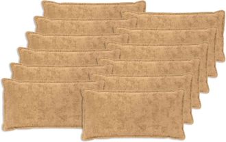 vidaXL Funda De Almohada 12 Uds. Houten Gris Topo 40 X 80 Cm Vidaxl