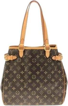Louis Vuitton Pre-owned Tote Bags, female, Brown, Size: ONE SIZE Pre-owned Batignolles Vertical Shoulder Bag