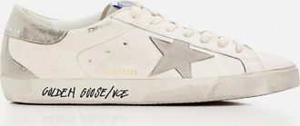 Golden Goose White Lace Up Sneakers