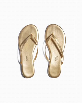 Tkees Womens Lily Metallics Flip Flops In Blink