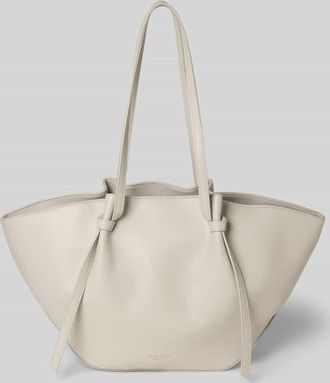 Seidenfelt Manufaktur Shopper mit Knotendetail in Hellgrau, Gr&ouml;&szlig;e 1