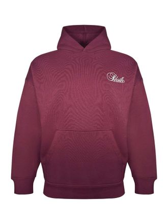 Siksilk Kapuzenpullover SIKSILK Siksilk Kapuzenpullover Essentials Hoodie, Herren, Gr. XXL, rot (weinrot), Obermaterial: 80% Baumwolle CO. 20% Polyester PES.,