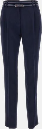 Max Mara Dark Blue Straight Pant